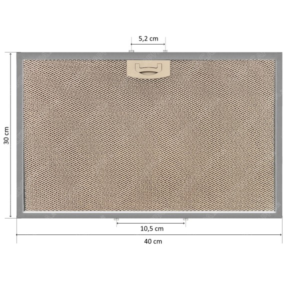 Aluminium Metallfilter 40 x 30 cm für TECNOWIND Dunstabzugshaube CONDOR SPL0025