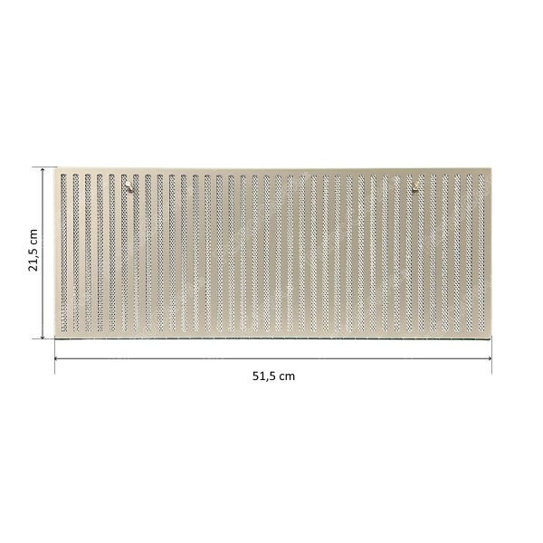 Filtro metálico de aluminio 51,5 x 21,5 cm para campana extractora FABER DIVINA ZERO DRIP IN-NOVA ZERO DRIP 133.0631.112