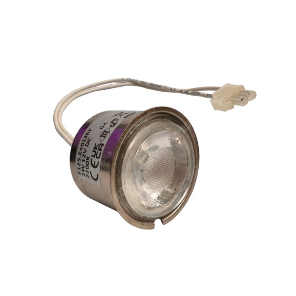 Foco LED GU4 2 W 2700 K 12 V CC para campana extractora AIRONE MAX FIRE FALMEC F125.E40136Y