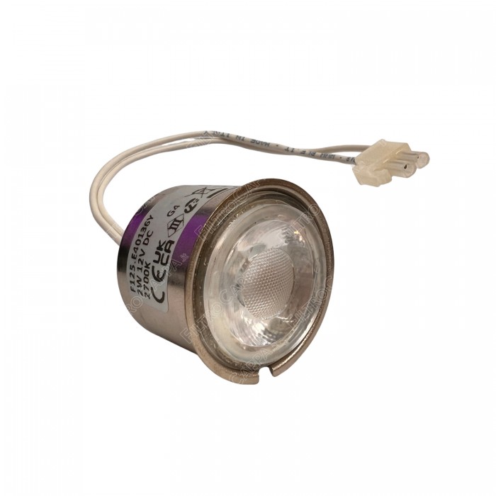 Foco LED GU4 2 W 2700 K 12 V CC para campana extractora AIRONE MAX FIRE FALMEC F125.E40136Y