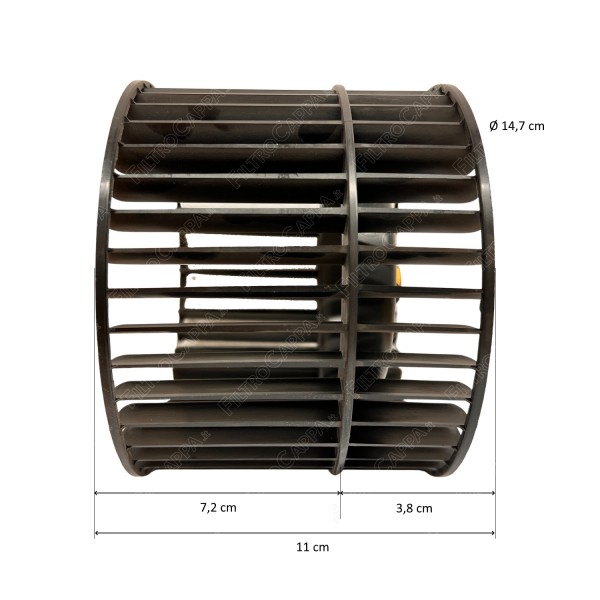 Turbine pour moteurs K50 pour hottes Elica Falmec TN708