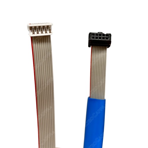 Câble plat à 10 voies pour la connexion entre le clavier de commande et la carte des hottes de cuisine FABER ELICA .