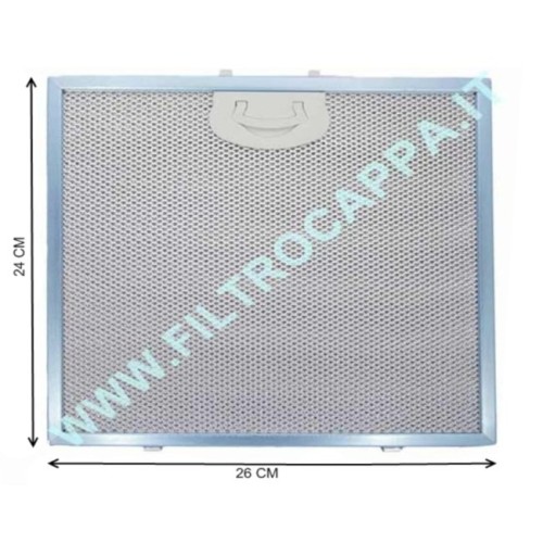 Metallfilter 26x24cm für Dunstabzugshaube AIRONE Hamlet ACFMAA9X26X24MC000