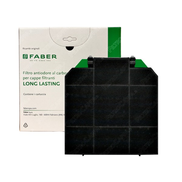 Langlebiger Aktivkohlefilter 26,7 x 23,7 cm FABER FRANKE ELECTROLUX AEG Dunstabzugshauben FLL9 112.0185.276