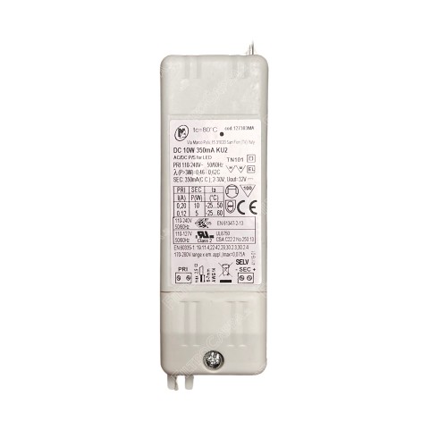 Transformador LED 10W 2–30V 350mA T682.10 127303MA