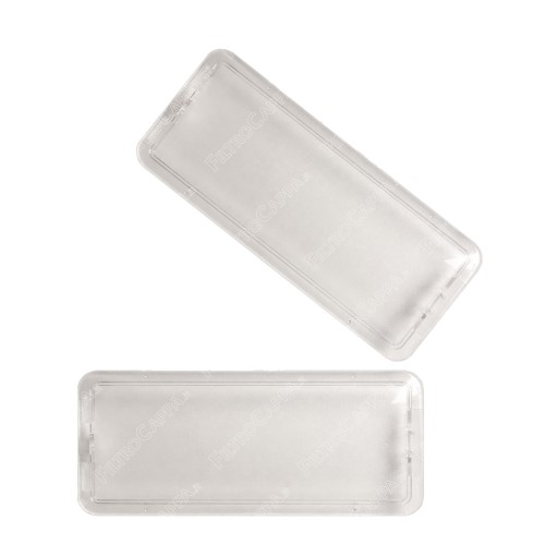Tampa de luz 12 x 5,4 cm (pacote com 2 unidades) para coifa TECNOWIND MARLEN SPK2100