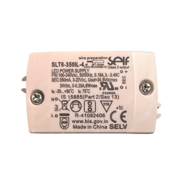 Transformador LED 3–24V 350mA para holofotes T682.06BA-5