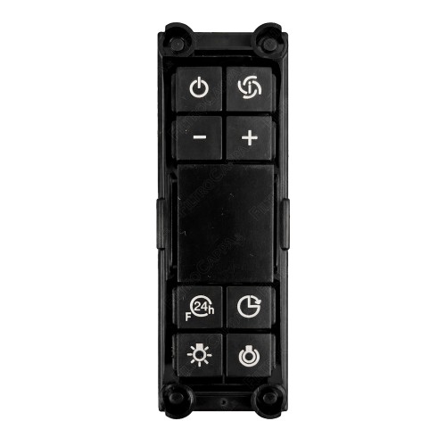 Tastiera comandi nera Digitale con display per Cappe 133.0064.866