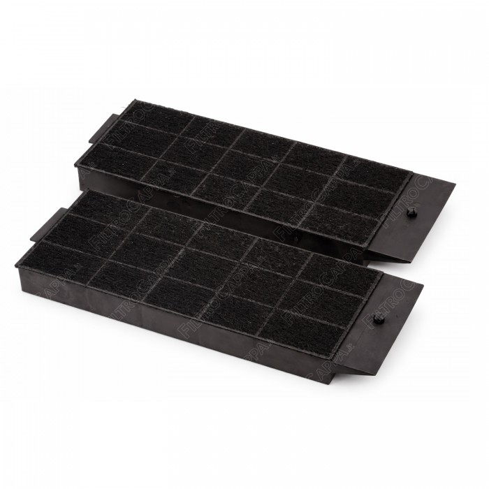Filtro de carvão ativado 28 x 11,1 cm para coifa Elica Turboair 10803120000