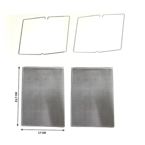METAL FILTER (2 PCS) 17 X 23,7 CM FABER INCA SMART 52 6094033 112.0157.246