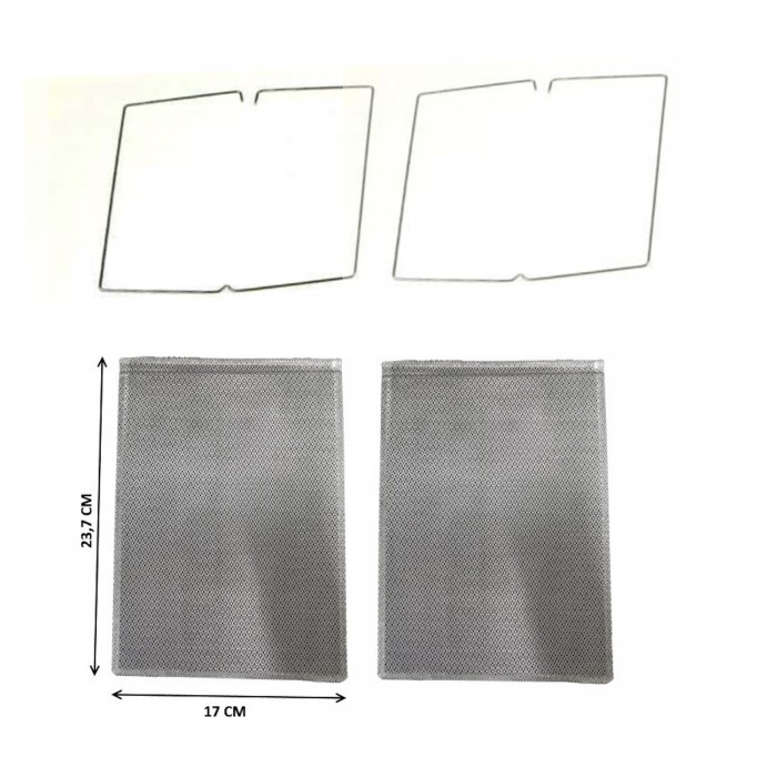 METAL FILTER (2 PCS) 17 X 23,7 CM FABER INCA SMART 52 6094033 112.0157.246