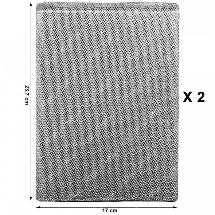 METAL FILTER (2 PCS) 17 X 23,7 CM FABER INCA SMART 52 6094033 112.0157.246