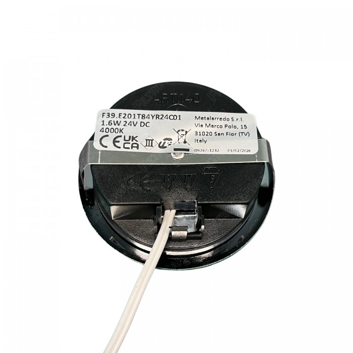 LED Spotlight 1.6W 24V DC 4000K for Cooker Hood F39.E201T84YR24C01