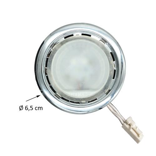 LED Spotlight 1.6W 24V DC 4000K for Cooker Hood F39.E201T84YR24C01