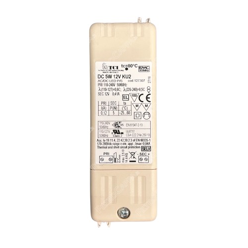 Fonte de alimentação para spots LED DC 5W 12V FABER Cooker Hood TCI 127307
