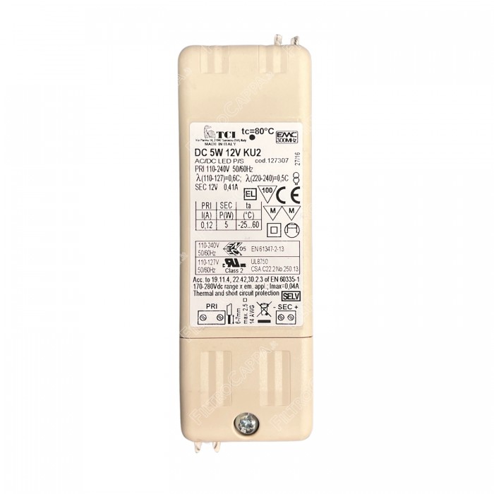 Alimentation pour spots LED DC 5W 12V pour hotte aspirante FABER TCI 127307
