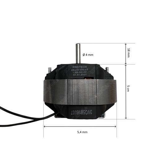 Bearings Motor for Vortice wall mounted extractors MF 100/4 1.325.000.431