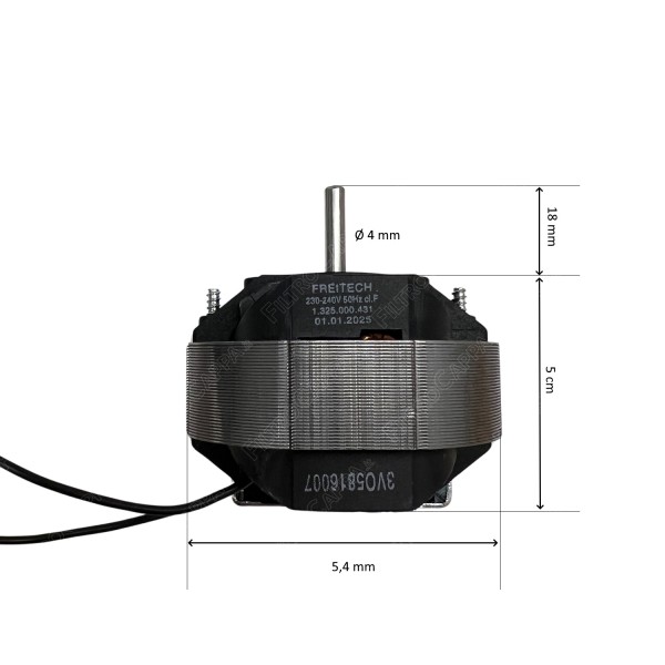 Roulements de moteur pour extracteurs muraux Vortice MF 100/4 1.325.000.431
