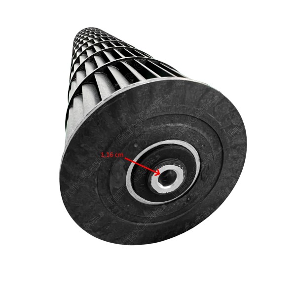 Rechtes Laufradlüfterrad für VORTICE Luftschleier-Lufttür AD2000 1.583.000.034