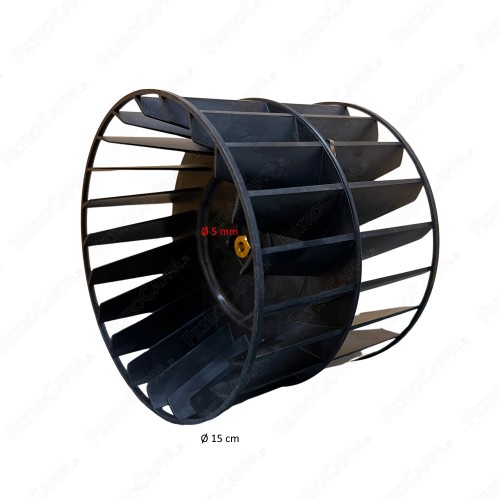 Impulsor no sentido horário com diâmetro de 15 cm e altura de 12 cm para coifa Elica SPP0202086 2