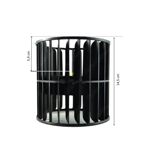 RODA DO VENTILADOR DO EXAUSTOR FABER FRANKE 14,4 CM DE DIÂMETRO PEÇA DE REPOSIÇÃO GENUÍNA