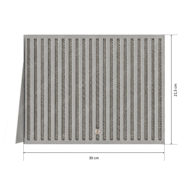 Filtro metallico alluminio inox 133.0640.832