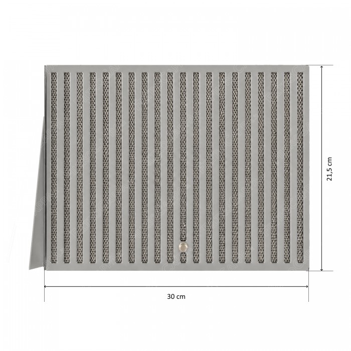 Filtro metallico alluminio inox 133.0640.832