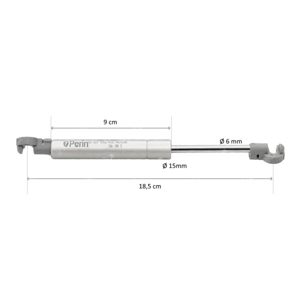Pistone GAS 50N per anta Cappa Faber Franke 133.0372.968