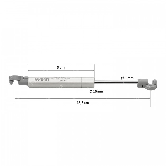 Amortisseur à gaz 50N pour porte de hotte aspirante FABER FRANKE 133.0372.968