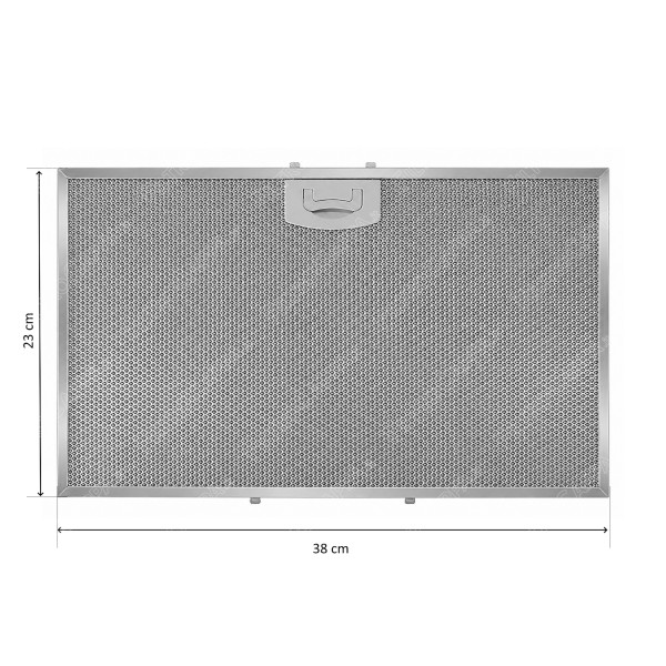 Filtre à graisse en aluminium 38 x 23 cm pour hotte aspirante TECNOWIND VALKYR SPK4635