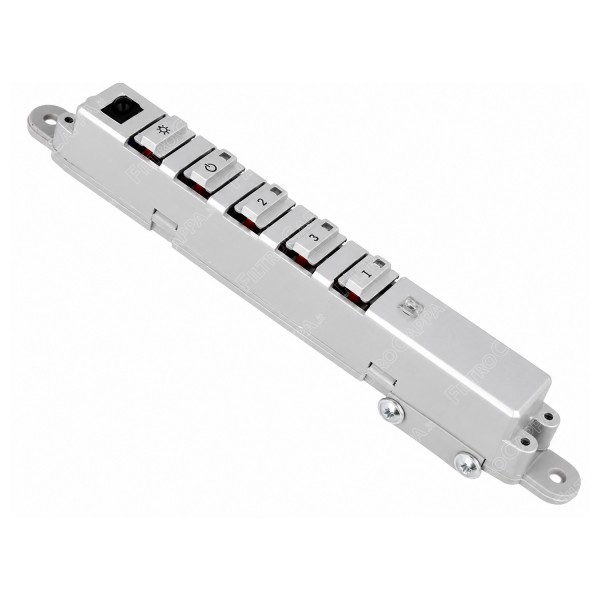 Elektronisches Tastenfeld in Satinchrom für FABER Dunstabzugshaube CYLINDRA 133.0287.325