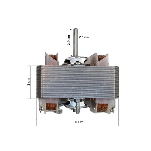 Motor de rotação horária de 3 velocidades para coifa ELICA K30RP0517 2
