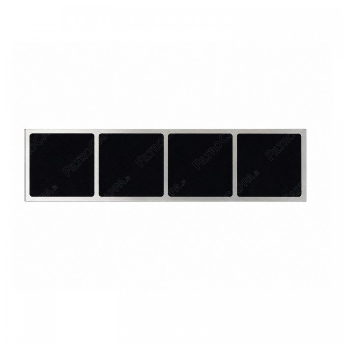 Filtre à charbon longue durée 34,5 x 9 cm pour hotte aspirante 133.0713.710