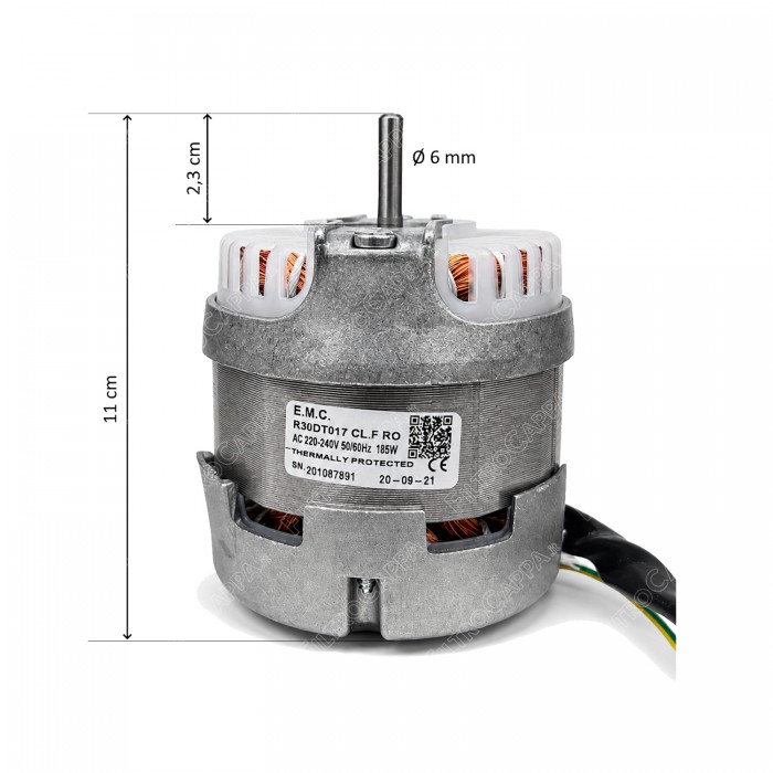 Motore EMC R30DT017 3 velocità per Cappa Falmec