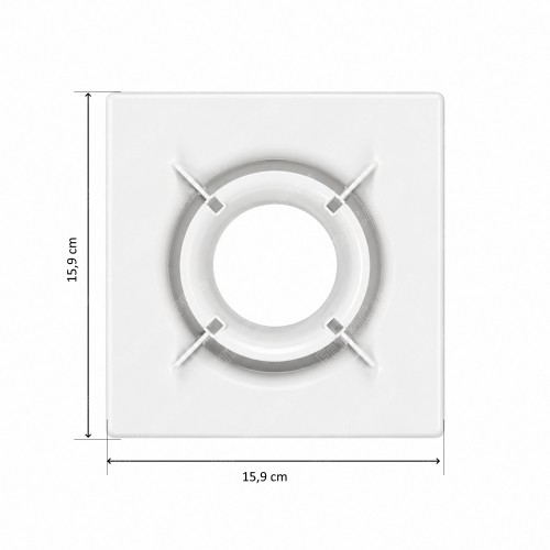 Couvercle de moteur pour extracteur d'air mural VORTICE MFO 100/4" 1.127.001.127 2