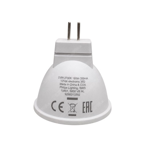 LED Spotlight GU4 12V 2.6W 2700K MR11 for FABER ELICA Cooker Hoods LMP0137464
