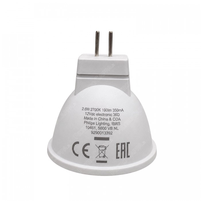LED Spot GU4 12V 2,6W 2700K MR11 für FABER ELICA Dunstabzugshauben LMP0137464