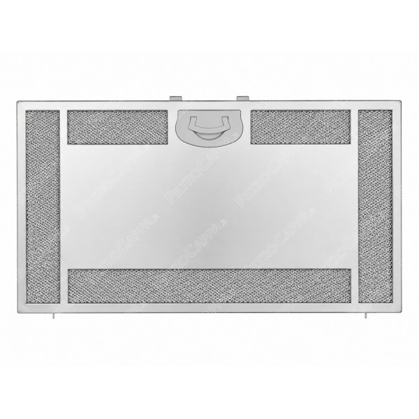 Filtro de metal em aço inoxidável e alumínio, 40 x 21 cm, para coifa AIRONE FLORIDA ASFMV54AA100000000