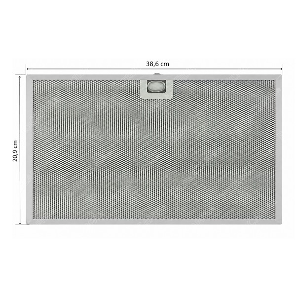 FILTRO METALLICO 38,6 x 20,9 CM ORIGINALE FABER 133.0395.478