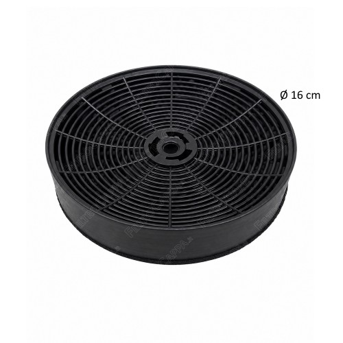 Filtro de carvão ativado (2 peças) 16 cm para coifa GLEM GAS AIRLUX AMICA CR750 2