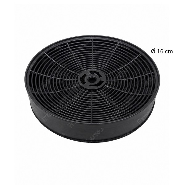 Filtro de carbón (2 unidades) de 16 cm para campana extractora GLEM GAS AIRLUX AMICA CR750