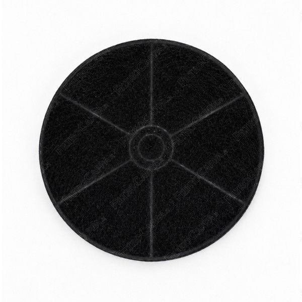 Filtre à charbon actif, 17 cm de diamètre, pour hotte GLEMGAS FKS515