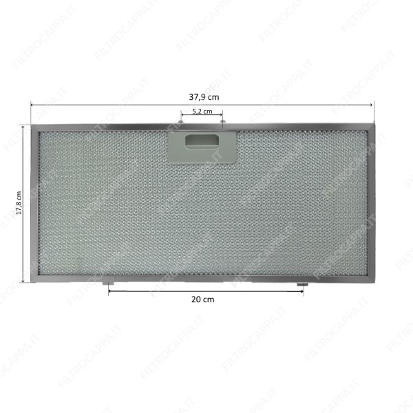 copy of Aluminium Metall Filter 37,9 x 17,8 cm für Dunstabzugshaube Elica GF09AB