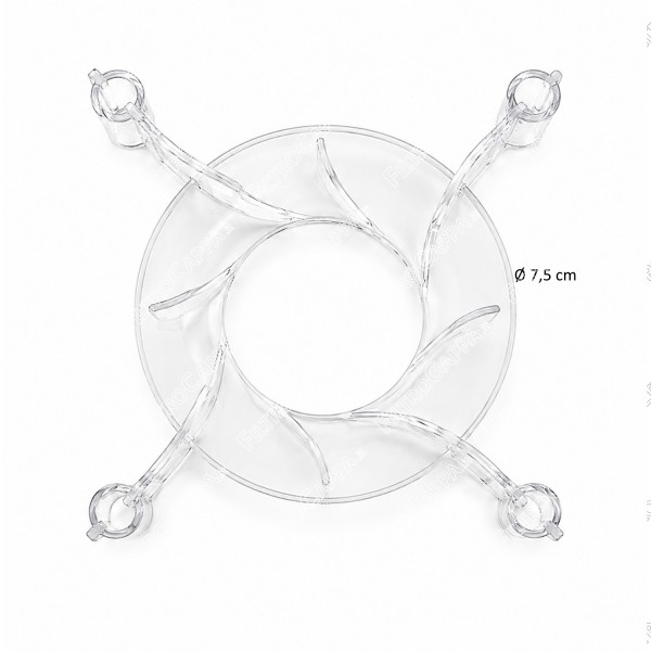 Soporte tapa boquilla plastico Vortice PUNTO EVO 100/4" 1.067.124.002
