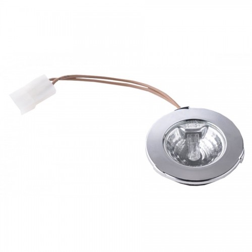 Refletor halógeno cromado (pacote com 2) 20 W 12 V para coifa ELICA SMEG 2006AER 2006GG/R 2