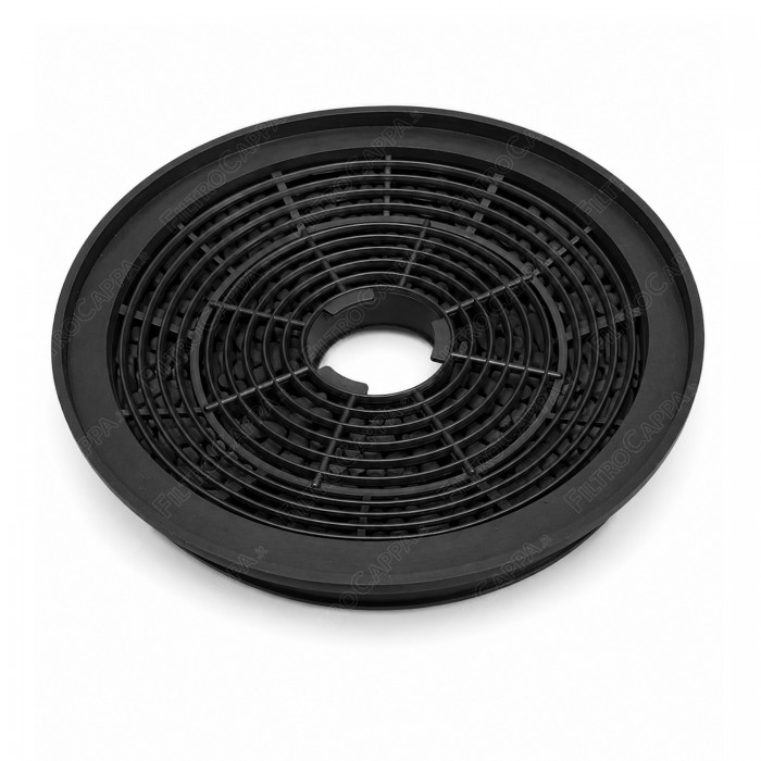 Filtre à charbon de 15,5 cm de diamètre pour hotte Elba Grundig FKS136