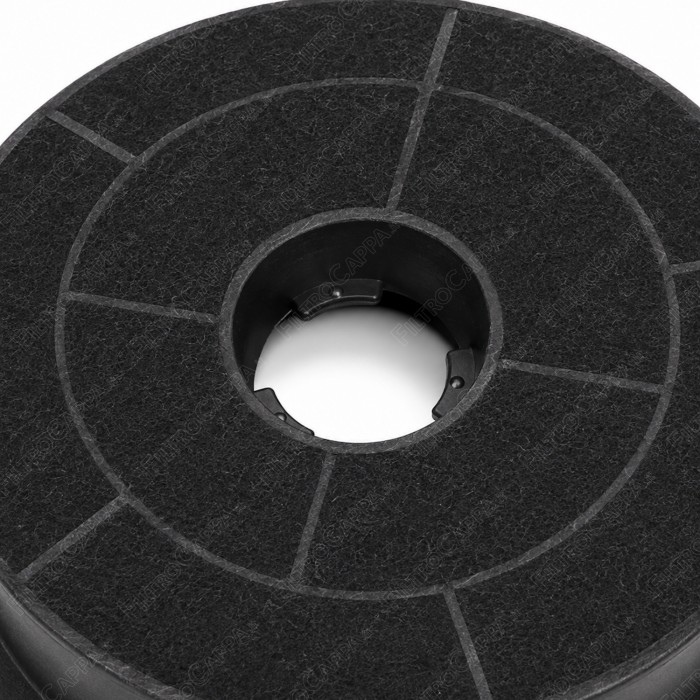 Filtre à charbon de 15,5 cm de diamètre pour hotte Elba Grundig FKS136