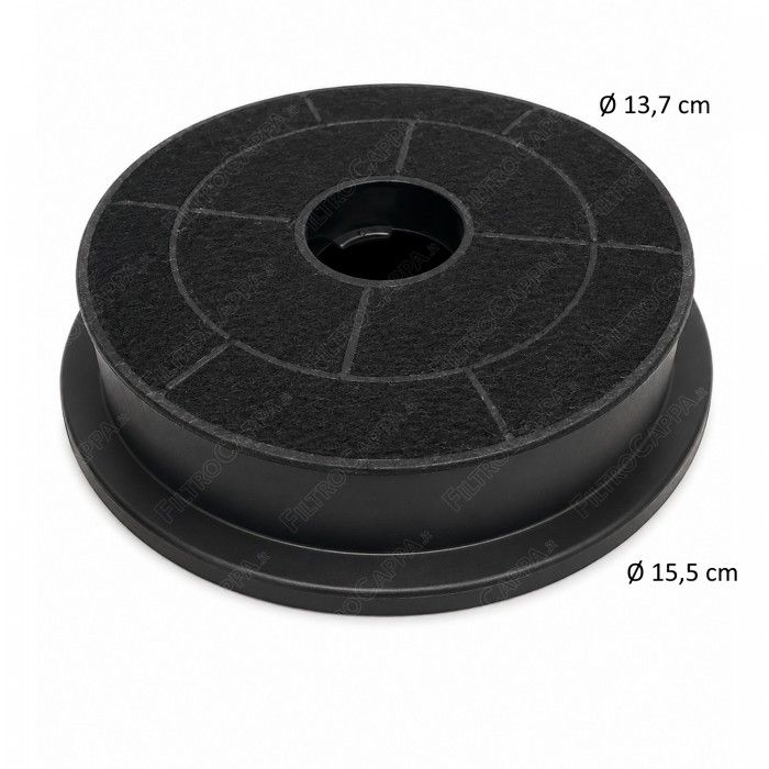 15.5cm diameter carbon filter for Elba Grundig FKS136 hood