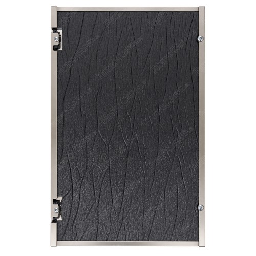 Painel de aço inoxidável com propriedades de absorção acústica para a coifa Faber EOS 133.0059.095 2