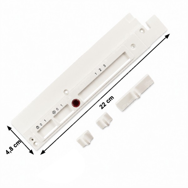 Plastica cruscotto tastiera slider per Cappa Faber ECOLINE 133.0085.484